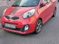 Gebraucht Kia Picanto 86 PS (63 kW) 2014 Rot Kleinwagen