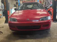 Gebraucht Honda Civic 75 PS (55 kW) 1992 Rot Kleinwagen