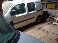 Gebraucht Renault Kangoo 68 PS (50 kW) 2008 Weiß Van / Kleinbus