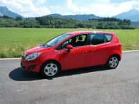Gebraucht Opel Meriva Edition 101 PS (74 kW) 2010 Rot Van / Kleinbus