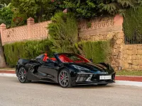 Neu Corvette Stingray 481 PS (353 kW) 2025 Schwarz Cabrio
