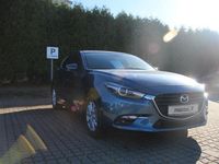 Gebraucht Mazda 3 120 PS (88 kW) 2018 Blau metallic Limousine