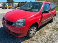 Brugt Renault Clio II 58 HK (42 kW) 2009 Rød Hatchback