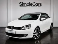 Gebraucht VW Golf Cabriolet Exclusive 105 PS (77 kW) 2012 Weiß Cabrio