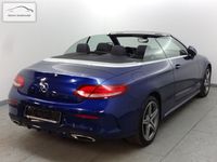 Gebraucht Mercedes C250 AMG line 211 PS (155 kW) 2018 Blau metallic Cabrio