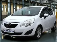 Gebraucht Opel Meriva Edition 101 PS (74 kW) 2010 Weiß Van / Kleinbus