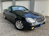 Gebraucht Mercedes SLK200 163 PS (119 kW) 2000 Schwarz Cabrio