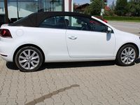 Gebraucht VW Golf Cabriolet Basis 105 PS (77 kW) 2013 Weiß Cabrio