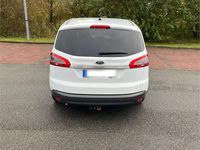 Gebraucht Ford S-MAX Titanium 140 PS (102 kW) 2013 Weiß Van / Kleinbus