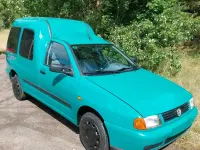 Gebraucht VW Caddy 60 PS (44 kW) 2001 Grün Van / Kleinbus