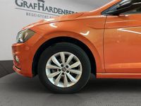 Gebraucht VW Polo Highline 95 PS (69 kW) 2021 Orange Kleinwagen