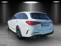 Gebraucht Mercedes C220 AMG 200 PS (147 kW) 2024 Manufaktur opalithweiß bright Kombi
