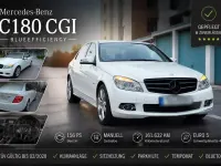 Gebraucht Mercedes C180 156 PS (114 kW) 2010 Weiß Limousine
