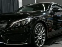 Gebraucht Mercedes C200 Sport 184 PS (135 kW) 2018 Schwarz Coupé