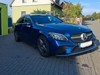 Gebraucht Mercedes C180 AMG 122 PS (89 kW) 2020 Blau Limousine