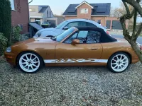 Gebraucht Mazda MX5 110 PS (80 kW) 1998 Orange Cabrio