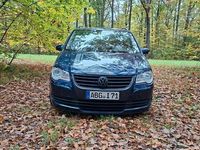 Gebraucht VW Touran United 140 PS (102 kW) 2008 Schwarz Van / Kleinbus