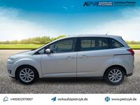 Gebraucht Ford Grand C-Max Titanium 125 PS (91 kW) 2017 Polarsilber metallic Van / Kleinbus