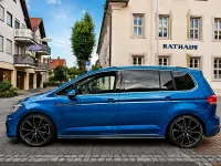 Gebraucht VW Touran R 190 PS (139 kW) 2016 Blau Van / Kleinbus