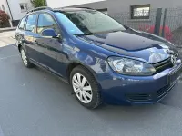 Gebraucht VW Golf VI 2010 Blau Kleinwagen