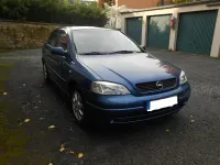 Brugt Opel Astra Elegance 84 HK (61 kW) 2002 Blå Sedan