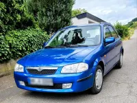 Gebraucht Mazda 323F 88 PS (64 kW) 2000 Blau Limousine
