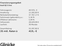 Neu Audi Q2 S-Line 150 PS (110 kW) 2025 Ascariblau metallic SUV
