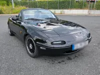 Gebraucht Mazda MX5 131 PS (96 kW) 1995 Schwarz Cabrio