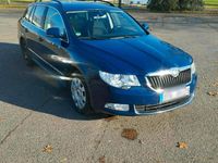 Gebraucht Skoda Superb 170 PS (125 kW) 2012 Blau Kombi