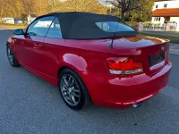 Gebraucht BMW 120 Cabriolet Sport Line 170 PS (125 kW) 2008 Rot Cabrio