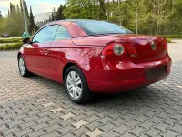 Second-hand VW Eos 150 CP (110 kW) 2008 Roșu Cabrio
