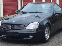 Gebraucht Mercedes SLK200 163 PS (119 kW) 2000 Schwarz Cabrio