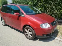 Gebraucht VW Touran 102 PS (75 kW) 2005 Rot Van / Kleinbus