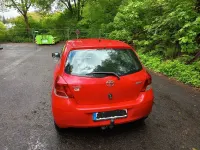 Gebraucht Toyota Yaris 69 PS (50 kW) 2009 Rot Kleinwagen