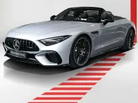 Gebraucht Mercedes SL63 AMG AMG 585 PS (430 kW) 2026 Metalliclack hightechsilber Cabrio