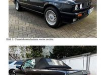 gebraucht BMW 318 Cabriolet E30 i diamantschwarz triple black
