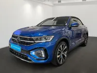 Gebraucht VW T-Roc Cabriolet R-line 150 PS (110 kW) 2023 Blau Cabrio