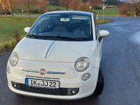 Gebraucht Fiat 500 Lounge 69 PS (50 kW) 2009 Weiß Limousine