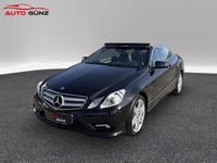Gebraucht Mercedes E350 AMG line 292 PS (214 kW) 2010 Schwarz Cabrio