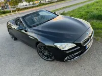 Gebraucht BMW 640 Cabriolet Sport Line 313 PS (230 kW) 2015 Black sapphire metallic Cabrio