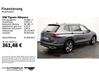 Gebraucht VW Tiguan Allspace Elegance 150 PS (110 kW) 2022 Platinum grey metallic (metallic) SUV