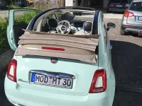 Gebraucht Fiat 500C Lounge 69 PS (50 kW) 2019 Grün Cabrio