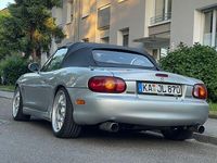 Occasion Mazda MX5 110 ch (80 kW) 1999 Argent Cabriolet