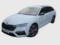 Gebraucht Skoda Octavia RS 200 PS (147 kW) 2021 Moonweiss metallic (metallic) Kombi