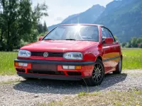 Gebraucht VW Golf Cabriolet 90 PS (66 kW) 1994 Rot Cabrio