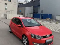 Gebraucht VW Polo Comfortline 75 PS (55 kW) 2009 Rot Kleinwagen