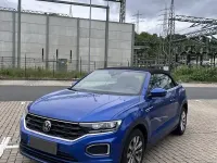 Gebraucht VW T-Roc Cabriolet R-line 150 PS (110 kW) 2020 Blau Cabrio