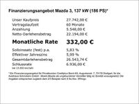 Gebraucht Mazda 3 Selection 186 PS (136 kW) 2023 Rot Limousine