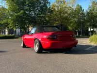 Gebraucht Mazda MX5 115 PS (84 kW) 1990 Rot Cabrio