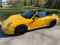 Gebraucht Porsche 911 Carrera 4 Cabriolet 325 PS (239 kW) 2005 Gelb Cabrio